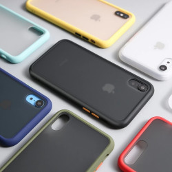 Funda Gel Oppo A53 Smoked con borde de color