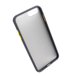 Funda Gel Oppo A53 Smoked con borde de color
