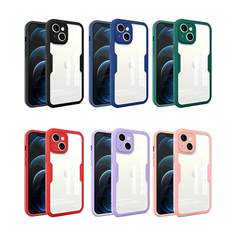 Funda Doble Silicona Anti-Golpe iPhone X/XS Silicona Delantera y Trasera - 4 Colores
