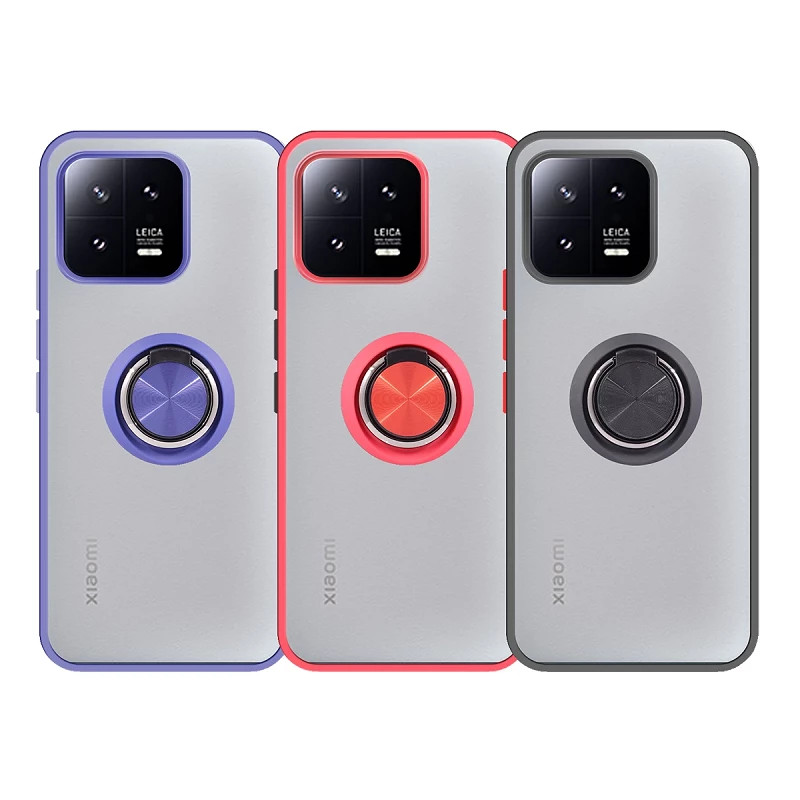 Funda Gel Xiaomi Mi 13 Lite Iman con soporte Smoked