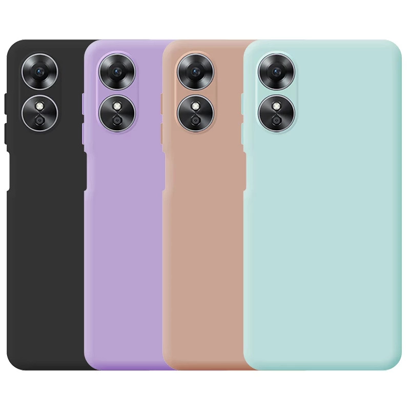 Funda Silicona Suave Oppo A17 4G - 7 Colores