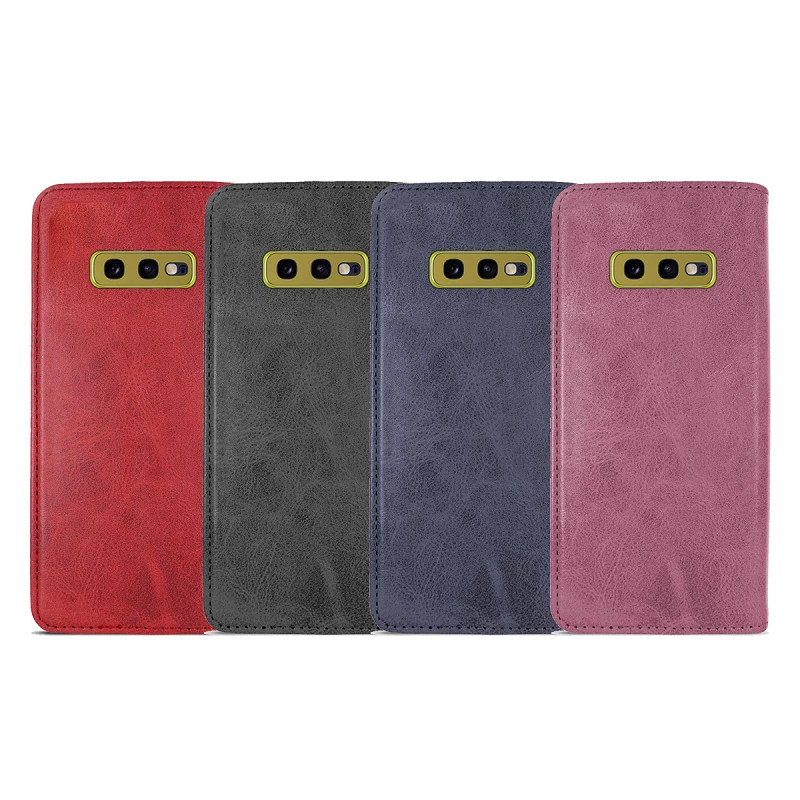 Funda Tapa con Tarjetero Samsung Galaxy S10E Polipiel - 4 Colores