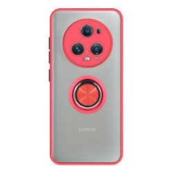 Funda Gel Honor Magic 5 Lite / Honor X9A Iman con soporte Smoked