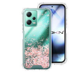 Funda Gel transparente purpurina Xiaomi Redmi Note 12 5G /Poco X5 5G 4 -Colores