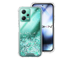 Funda Gel transparente purpurina Xiaomi Redmi Note 12 5G /Poco X5 5G 4 -Colores