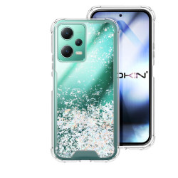 Funda Gel transparente purpurina Xiaomi Redmi Note 12 5G /Poco X5 5G 4 -Colores