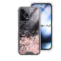 Funda Gel transparente purpurina Xiaomi Redmi Note 12 Pro 4 -Colores