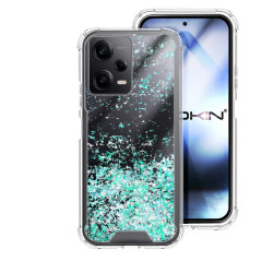 Funda Gel transparente purpurina Xiaomi Redmi Note 12 Pro 4 -Colores