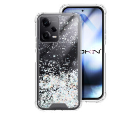 Funda Gel transparente purpurina Xiaomi Redmi Note 12 Pro 4 -Colores