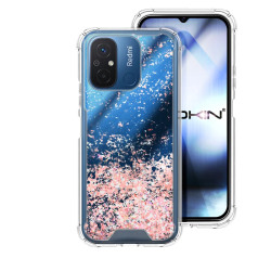 Funda Gel transparente purpurina Xiaomi Redmi 12C 4 -Colores