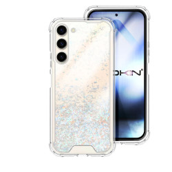 Funda Gel transparente purpurina Samsung S23 Plus 4 -Colores