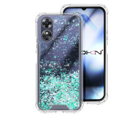 Funda Gel transparente purpurina Oppo A17 4 -Colores