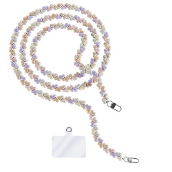 Cordon con Adaptador para Colgar Movil Universal Perlado V.2 7-Diseños