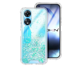 Funda Gel transparente purpurina Oppo A58/A78 5G 4 -Colores