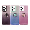 Funda Silicona Brillante Xiaomi Redmi Note 12 Pro 5G con Imán y Soporte de Anilla 360 5 Colores