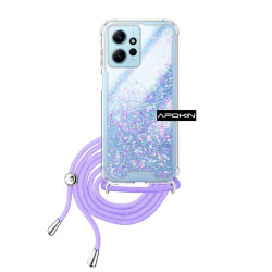 Funda Gel transparente con Cordón Xiaomi Redmi Note 12 4G 4-Colores