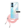 Funda Gel transparente con Cordón Oppo A58/A78 5G 4-Colores