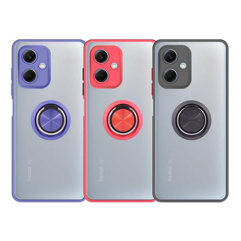 Funda Gel Xiaomi Redmi Note 12 4g Iman con soporte Smoked