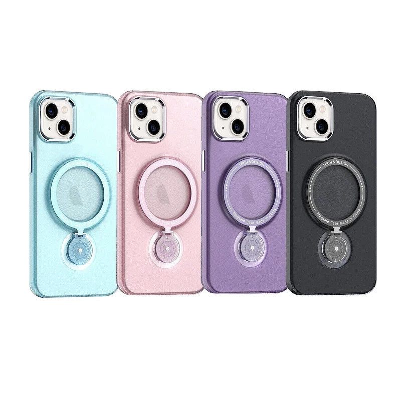 Funda iPhone 14 con soporte 360 Smoke Mate 4-Colores
