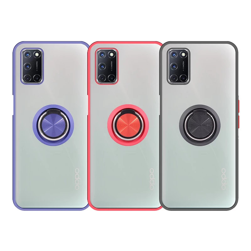 Funda Gel Oppo A52/A72 Iman con soporte Smoked