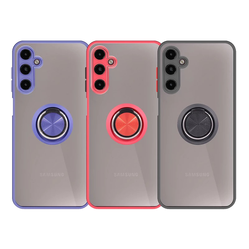 Funda Gel Samsung Galaxy A24 Iman con soporte Smoked