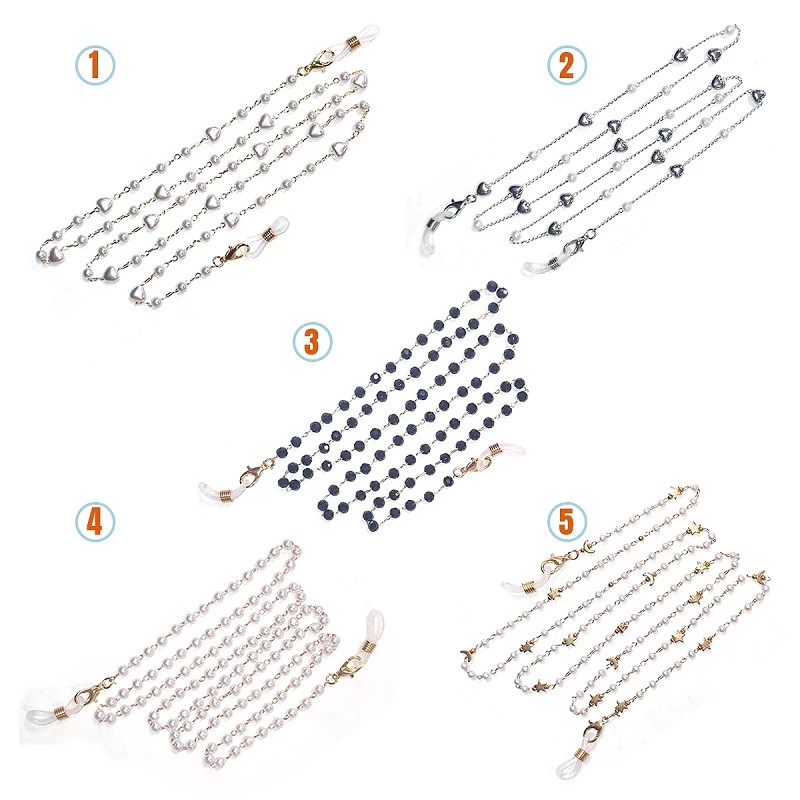 Cadena para Colgar Gafas 5 Diseños