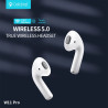 Auricular Celebrat W11 PRO Bluetooth 5.3 Blancos