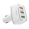 Cargador 30W Coche Triple Salida USB 3.0 Sin Cable PC-896
