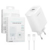 Cargador USB-C 20W/3.0A Cable Tipo-C APOKIN PC915Y - Blanco