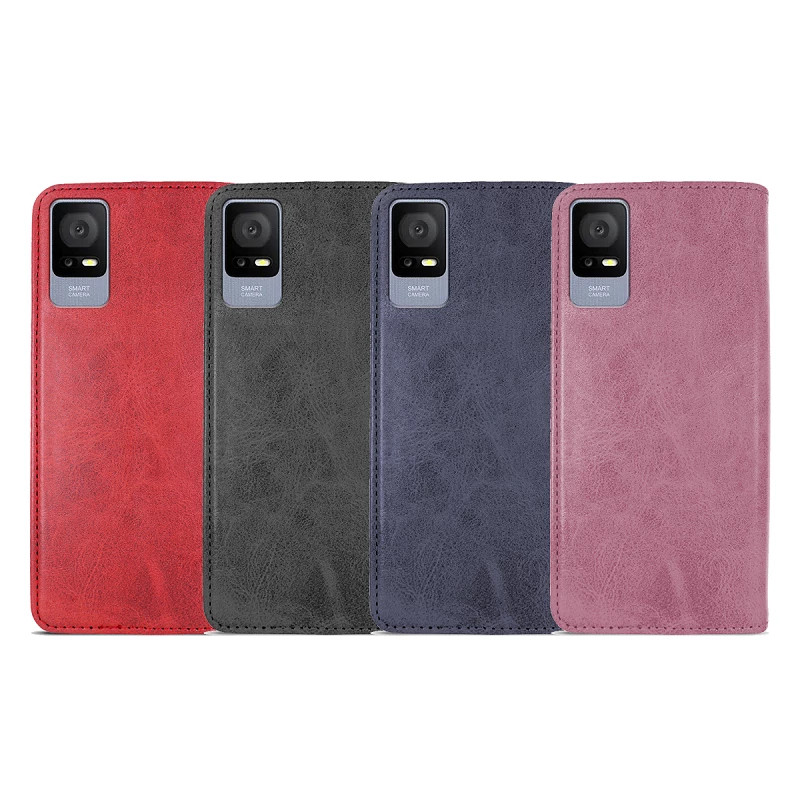 Funda Tapa con Tarjetero TCL 406 Polipiel - 4 Colores