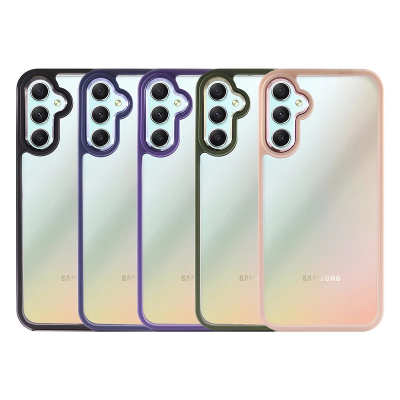 Funda Premium Antigolpe de Silicona para Samsung Galaxy A34 Borde Camara Aluminio 6 Color
