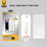 Cristal templado Auto Instalable Grade A+ iPhone XS MAX Color Negro