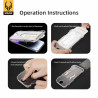Cristal templado Auto Instalable Grade A+ iPhone XS MAX Color Negro