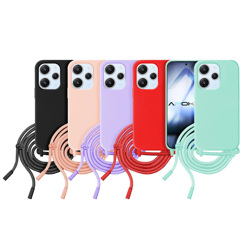 Funda suave con Cordon Xiaomi Redmi 12 5-Colores