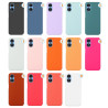 Funda Silicona Liquida Efecto Piel Oppo A17 disponible en 14 Colores