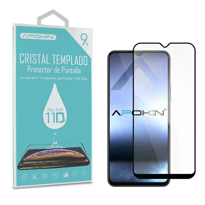 Cristal templado Full Glue 11D Premium Huawei Honor 70 Lite Protector de Pantalla Curvo Negro