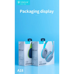 Auriculares Bluetooth Celebrat A18 Diadema 4 Colores