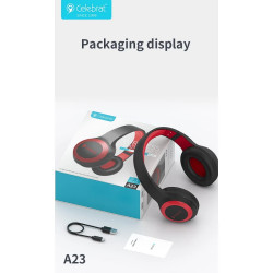 Auriculares Bluetooth Celebrat A23 Diadema 3 Colores