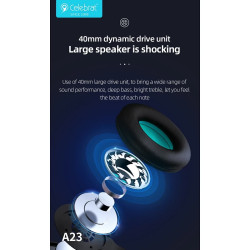 Auriculares Bluetooth Celebrat A23 Diadema 3 Colores