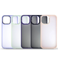 Funda Silicona Smoked Mate iPhone 14 Pro Max 5-Colores