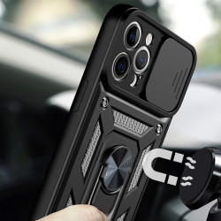 Funda con Anilla y Cámara Deslizante Samsung Galaxy A24 4G/5G con Imán