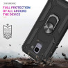 Funda Aluminio Antigolpe Samsung Galaxy A24 con Iman y Soporte de Anilla 360