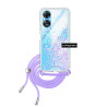 Funda Gel transparente con Cordón Oppo A98 4-Colores