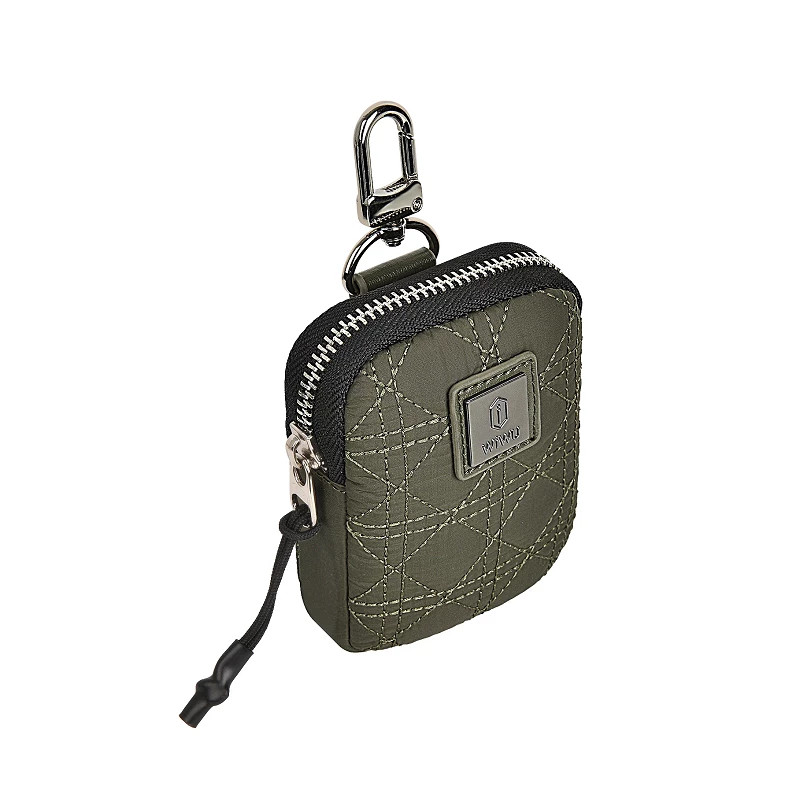 WIWU Q-Pouch Riñonera de Tela Cruzada Verde