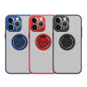 Funda Gel iPhone 15 Pro Max Iman con soporte Smoked