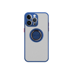 Funda Gel iPhone 15 Pro Max Iman con soporte Smoked