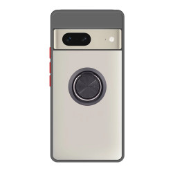 Funda Gel Google Pixel 7 Iman con soporte Smoked