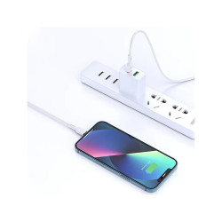 Wiwu Cable Tipo-C a Tipo-C YQ02 100W 1.2M Blanco