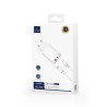 WIWU Cargador Quick PD Tipo-C + USB A Con Cable Lightning 3A 20W U0002 Blanco