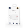 WIWU Cargador Quick PD Tipo-C + USB A Sin Cable 3A 20W U0002 Blanco